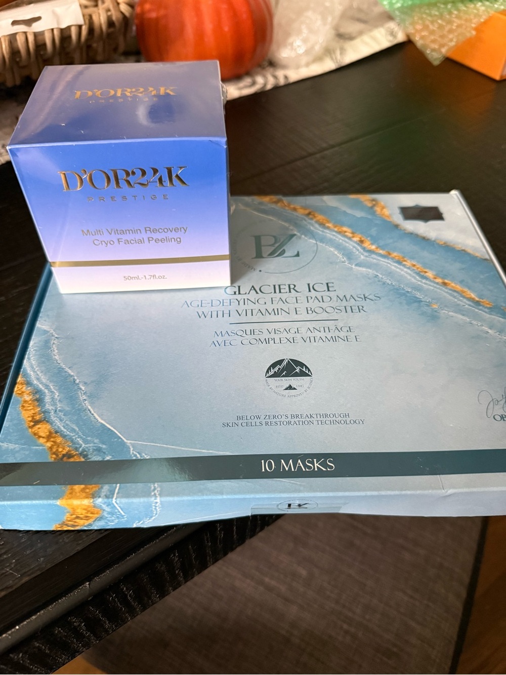 Luxury Cryo Skincare Bundle – D’OR24K & Below Zero – Brand New